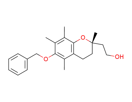 2H-1-Benzopyran-2-ethanol,
3,4-dihydro-2,5,7,8-tetramethyl-6-(phenylmethoxy)-, (S)-