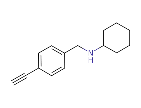 N-cyclohexyl-(4-ethynylbenzyl)amine