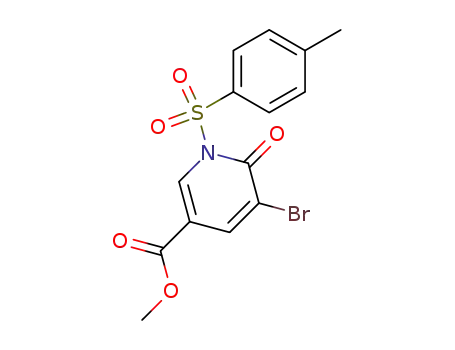 3-bromo-5-methoxycarbonyl-1-(4-methylbenzenesulfonyl)-2(1H)-pyridone