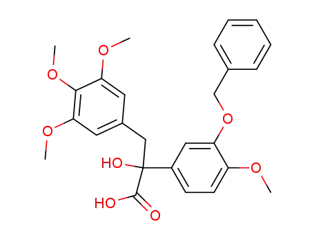 2-hydroxy-2-(3-benzyloxy-4'-methoxyphenyl)-3-(3',4',5'-trimethoxyphenyl)-propanoic acid