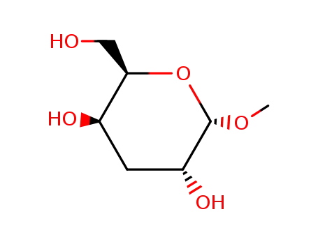 Molecular Structure of 29581-42-8 (Methyl 3-deoxy-α-D-galactopyranoside)