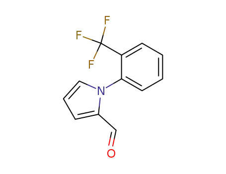Molecular Structure of 312303-90-5 (1-[2-(TRIFLUOROMETHYL)PHENYL]-1H-PYRROLE-2-CARBALDEHYDE)