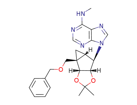 (1'S,2'R,3'S,4'R,5'S)-4-(6-methylamino-9H-purin-9-yl)-1-[(phenylmethoxy)methyl]bicyclo[3.1.0]hexane-2,3-(O-isopropylidene)