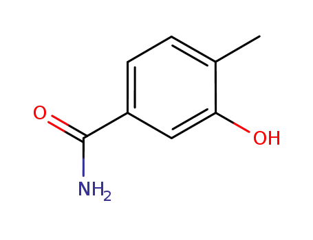Molecular Structure of 135679-95-7 (Benzamide, 3-hydroxy-4-methyl- (9CI))
