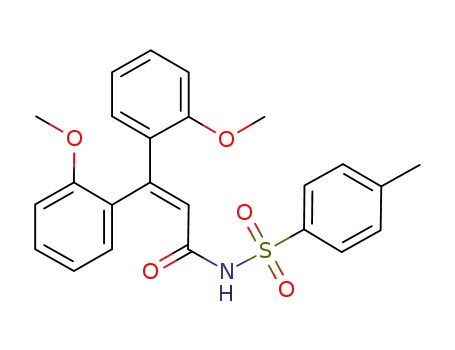 N-tosyl-3,3-bis(2-methoxyphenyl)acrylamide