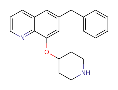 6-(phenylmethyl)-8-(4-piperidinyloxy)quinoline