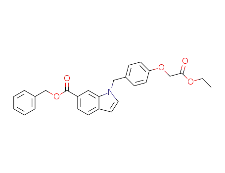 benzyl 1-(4-(2-ethoxy-2-oxoethoxy)benzyl)-1H-indole-6-carboxylate