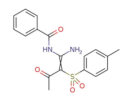 4-amino-4-benzoylamino-3-(4-tolylsulfonyl)but-3-en-2-one