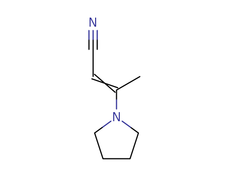 2-BUTENENITRILE,3-(PYRROLIDIN-1-YL)-