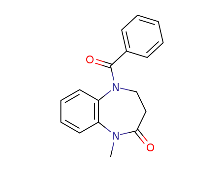 Molecular Structure of 1296194-40-5 (5-benzoyl-1-methyl-1,3,4,5-tetrahydro-2H-1,5-benzodiazepin-2-one)