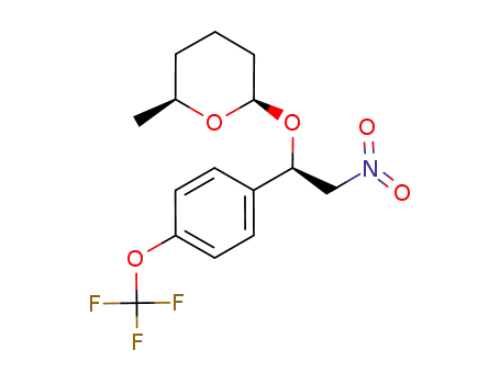 (2S,6R)-2-Methyl-6-[(R)-2-nitro-1-(4-trifluoromethoxy-phenyl)-ethoxy]-tetrahydro-pyran