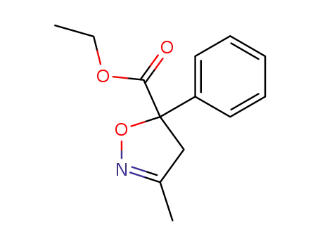 5-Isoxazolecarboxylic acid, 4,5-dihydro-3-methyl-5-phenyl-, ethyl ester