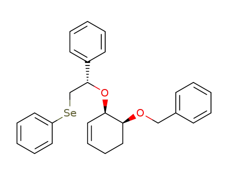 Benzene,
[(1S)-1-[[(1R,6S)-6-(phenylmethoxy)-2-cyclohexen-1-yl]oxy]-2-(phenylsel
eno)ethyl]-