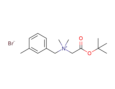 N-(tert-butoxycarbonylmethyl)-N,N-dimethyl-N-(3-methylbenzyl)ammonium bromide