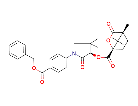 (1S,3'R)-[1-(4-benzyloxycarbonylphenyl)-4,4-dimethyl-2-oxopyrrolidin-3-yl] 4,7,7-trimethyl-3-oxo-2-oxabicyclo[2.2.1]heptane-1-carboxylate