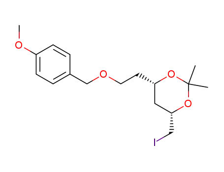 (4S,6S)-4-Iodomethyl-6-[2-(4-methoxy-benzyloxy)-ethyl]-2,2-dimethyl-[1,3]dioxane