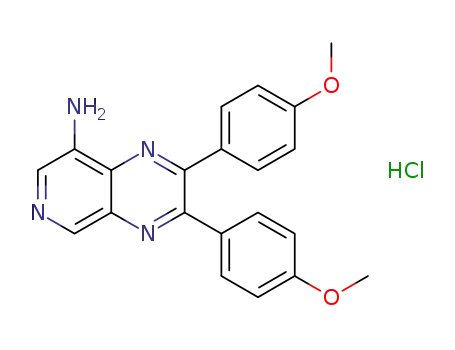8-amino-2,3-bis(4-methoxyphenyl)pyrido[3,4-b]pyrazine hydrochloride