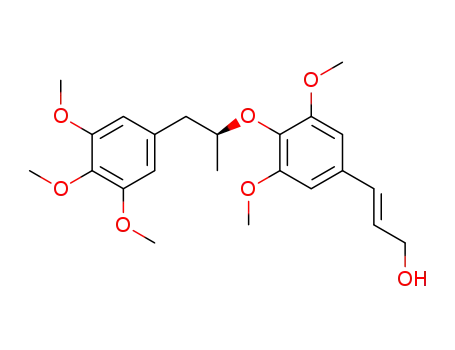 (S)-3-{3,5-dimethoxy-4-[1-methyl-2-(3,4,5-trimethoxyphenyl)ethoxyl]phenyl}-(trans)-prop-2-en-1-ol