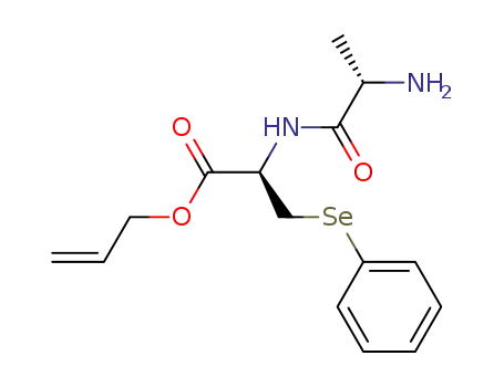 D-Alanine, L-alanyl-3-(phenylseleno)-, 2-propenyl ester