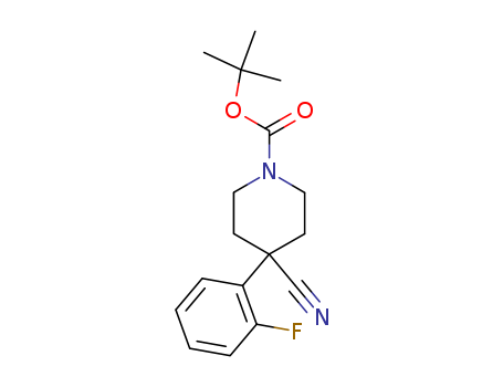 1-BOC-4-CYANO-4-(2-FLUOROPHENYL)-PIPERIDINE