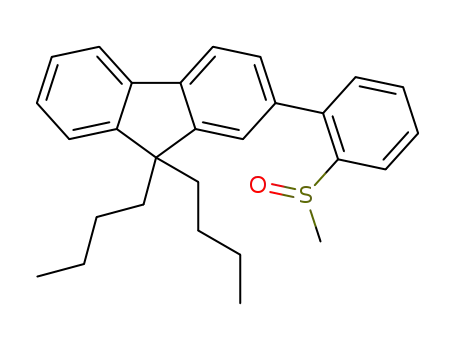 Molecular Structure of 1187461-91-1 (2-(2-methylsulfinylphenyl)-9,9-di-n-butylfluorene)