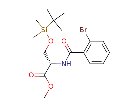 (2S)-(2-bromo-benzylamino)-3-(tert-butyl-dimethyl-silanyloxy)-propionic acid methyl ester