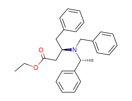 (R)-ethyl 3-(N-benzyl-N-((R)-1-phenylethyl)amino)-4-phenylbutanoate