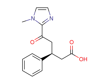 Molecular Structure of 1315282-23-5 ((3S)-4-(1-methyl-1H-imidazolylcarbonyl)-3-phenylbutyric acid)