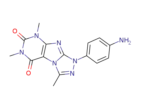 1-(4-amino-phenyl)-3,5,7-trimethyl-1<i>H</i>,7<i>H</i>-1,2,3a,5,7,8-hexaaza-cyclopenta[<i>a</i>]indene-4,6-dione