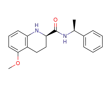 (2R,3'S)-5-methoxy-1,2,3,4-tetrahydroquinoline-2-carboxylic acid (1-phenylethyl)amide