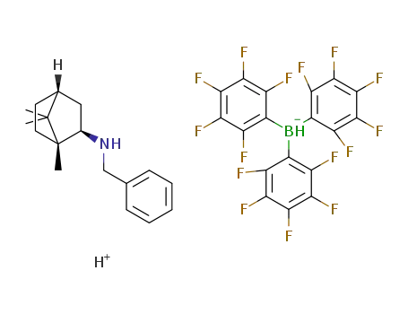R,R,R-N-benzyl-camphorammonium tris(pentafluorophenyl)hydridoborate