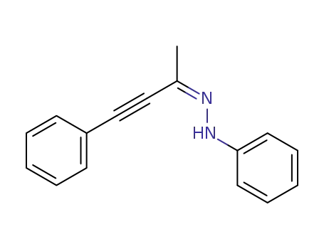 Molecular Structure of 121441-77-8 ((Z)-1-phenyl-2-(4-phenylbut-3-yn-2-ylidene)hydrazine)