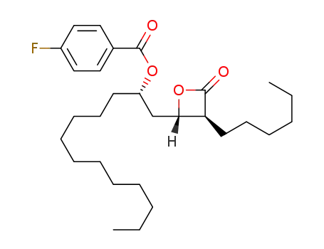 (S)-1-((2S,3S)-3-hexyl-4-oxooxetan-2-yl)tridecan-2-yl 4-fluorobenzoate