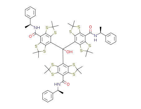 tris(8-(S)-α-methylbenzylaminocarbonyl-2,2,6,6-tetramethylbenzo[1,2-d;4,5-d']bis[1,3]dithiol-4-yl)methanol