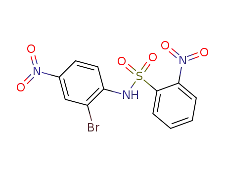 N-(2-Bromo-4-nitrophenyl)-2-nitrobenzene-1-sulfonamide