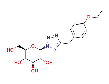 1-{5-[(4-ethoxyphenyl)methyl]-2H-tetrazol-2-yl}-1-deoxy-β-D-glucopyranose