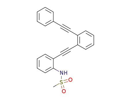 N-(2-{[2-(phenylethynyl)phenyl]ethynyl}phenyl)methanesulfonamide