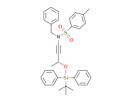 N-benzyl-N-[(3R)-3-(tert-butyldiphenylsilyloxy)but-1-ynyl]-4-methylbenzenesulfonamide
