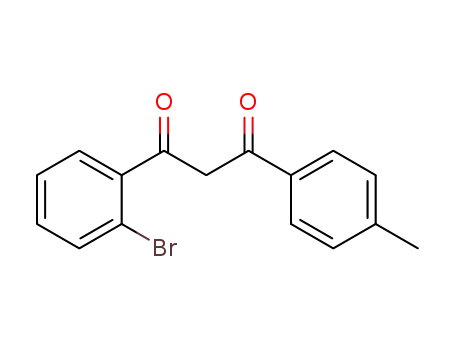 Molecular Structure of 1097052-63-5 (1-(2-bromophenyl)-3-p-tolylpropane-1,3-dione)