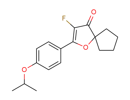 3-fluoro-2-(4-isopropoxyphenyl)-1-oxaspiro[4.4]non-2-en-4-one