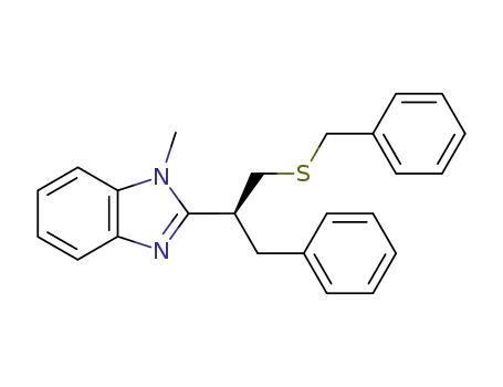 2-[(1S)-1-benzyl-2-(benzylsulfanyl)ethyl]-1-methyl-1H-benzimidazole