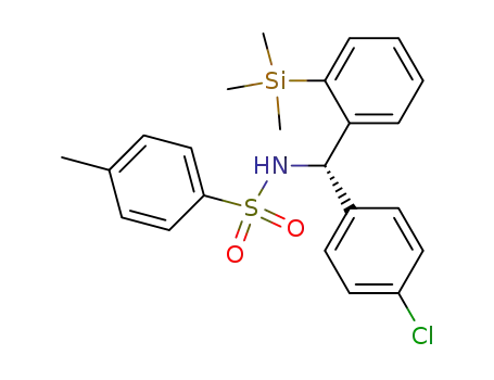 Molecular Structure of 738626-29-4 ((+)-N-{4-chlorophenyl-[2-(trimethylsilyl)phenyl]methyl}-4-methylbenzenesulfonamide)