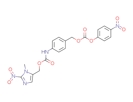 (1-methyl-2-nitro-1H-imidazol-5-yl)methyl (4-((((4-nitrophenoxy)carbonyl)oxy)methyl)phenyl)carbamate