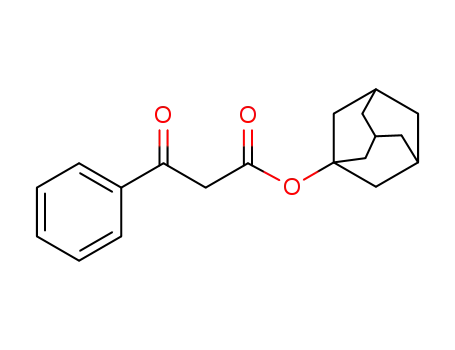 Molecular Structure of 1261665-95-5 ((3s,5s,7s)-adamantan-1-yl 3-oxo-3-phenylpropanoate)