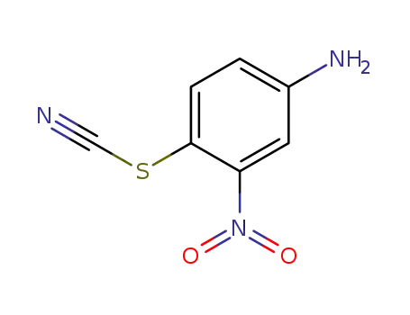 Molecular Structure of 23153-15-3 (3-nitro-4-thiocyanatoaniline)