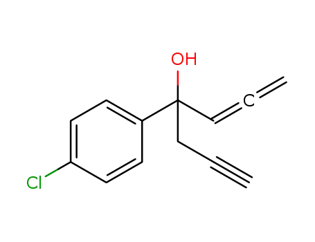 4-(4-chlorophenyl)hepta-1,2-dien-6-yn-4-ol