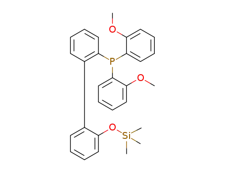 Molecular Structure of 1268251-51-9 (2'-[di-o-anisylphosphanyl]-2-(trimethylsilyloxy)-1,1'-biphenyl)