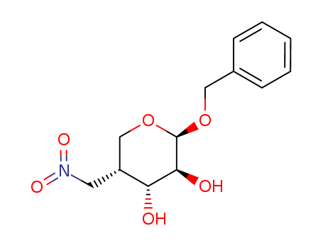(4R)-Benzyl-4-deoxy-4-C-nitromethyl-β-D-arabinopyranoside