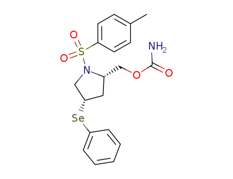 (2S,4S)-2-(carbamoyloxymethyl)-4-phenylselanyl-1-(toluene-4-sulfonyl)pyrrolidine