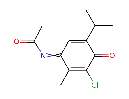 N-acetyl-6-isopropyl-3-methyl-2-chloro-1,4-benzoquinone monoimine